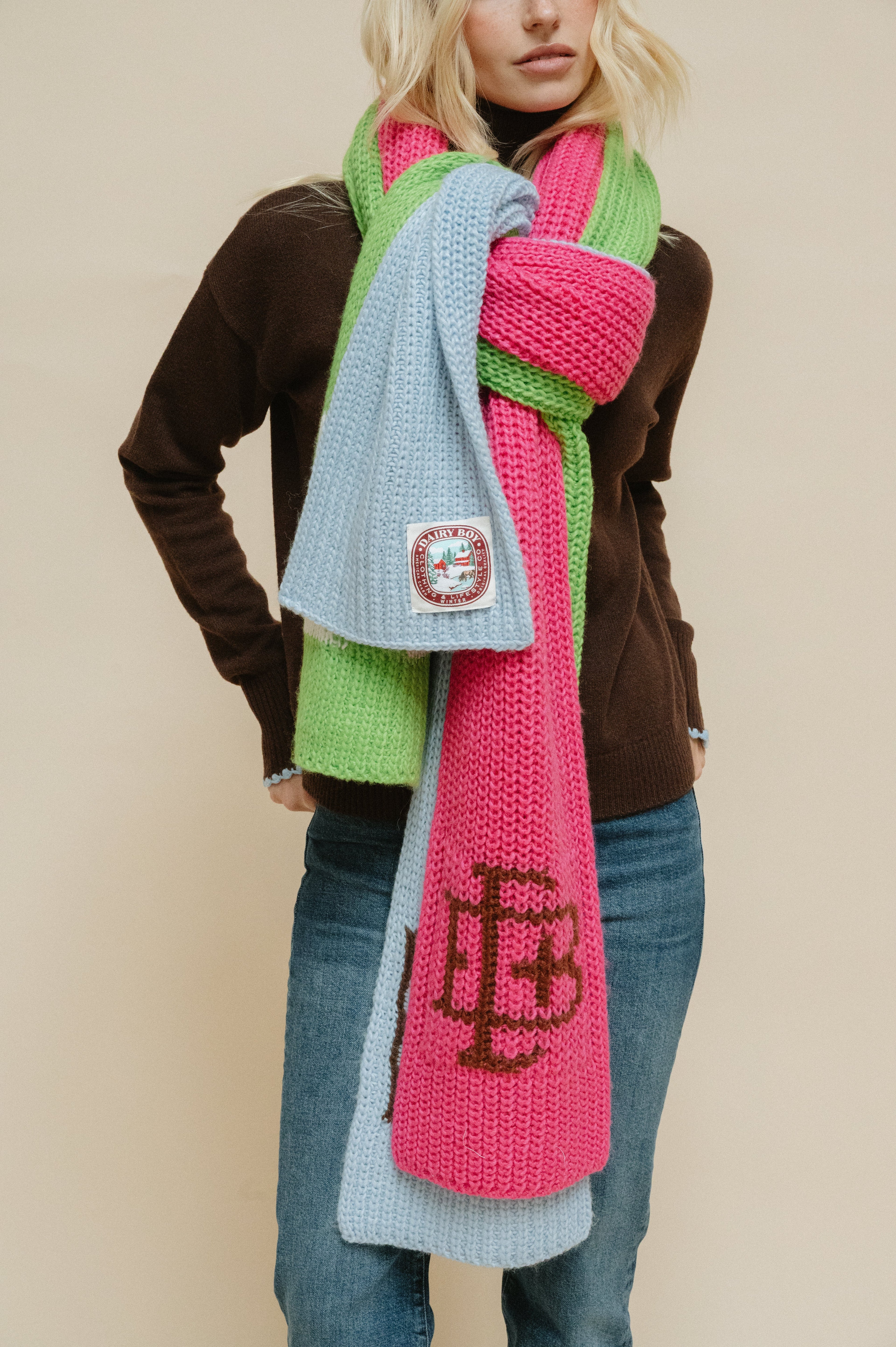 Winter Scarf - Powder Blue
