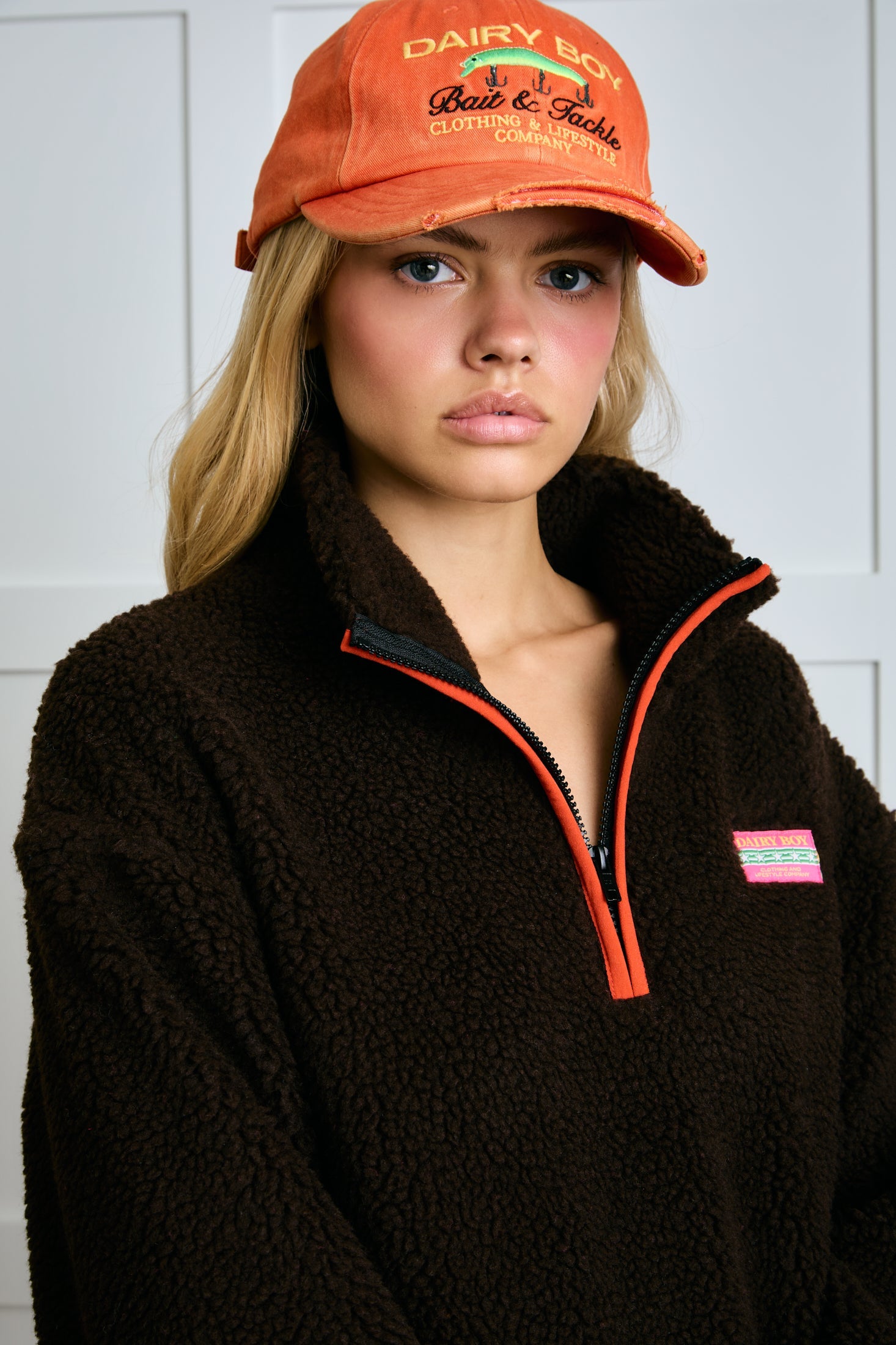 Bait & Tackle Baseball Hat - Orange