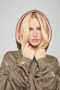 The Boyfriend Hoodie - Evergreen Camo/Pink