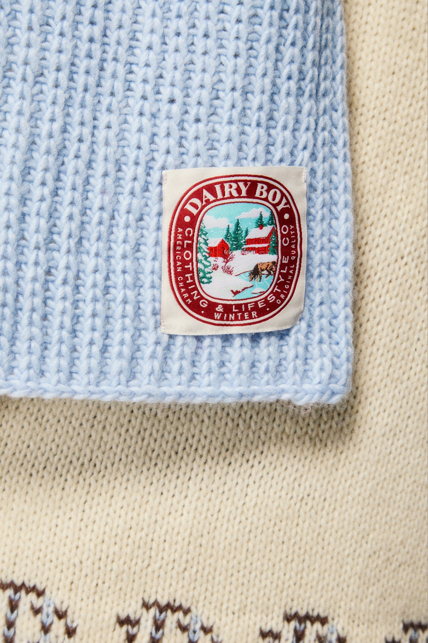 Winter Scarf - Powder Blue
