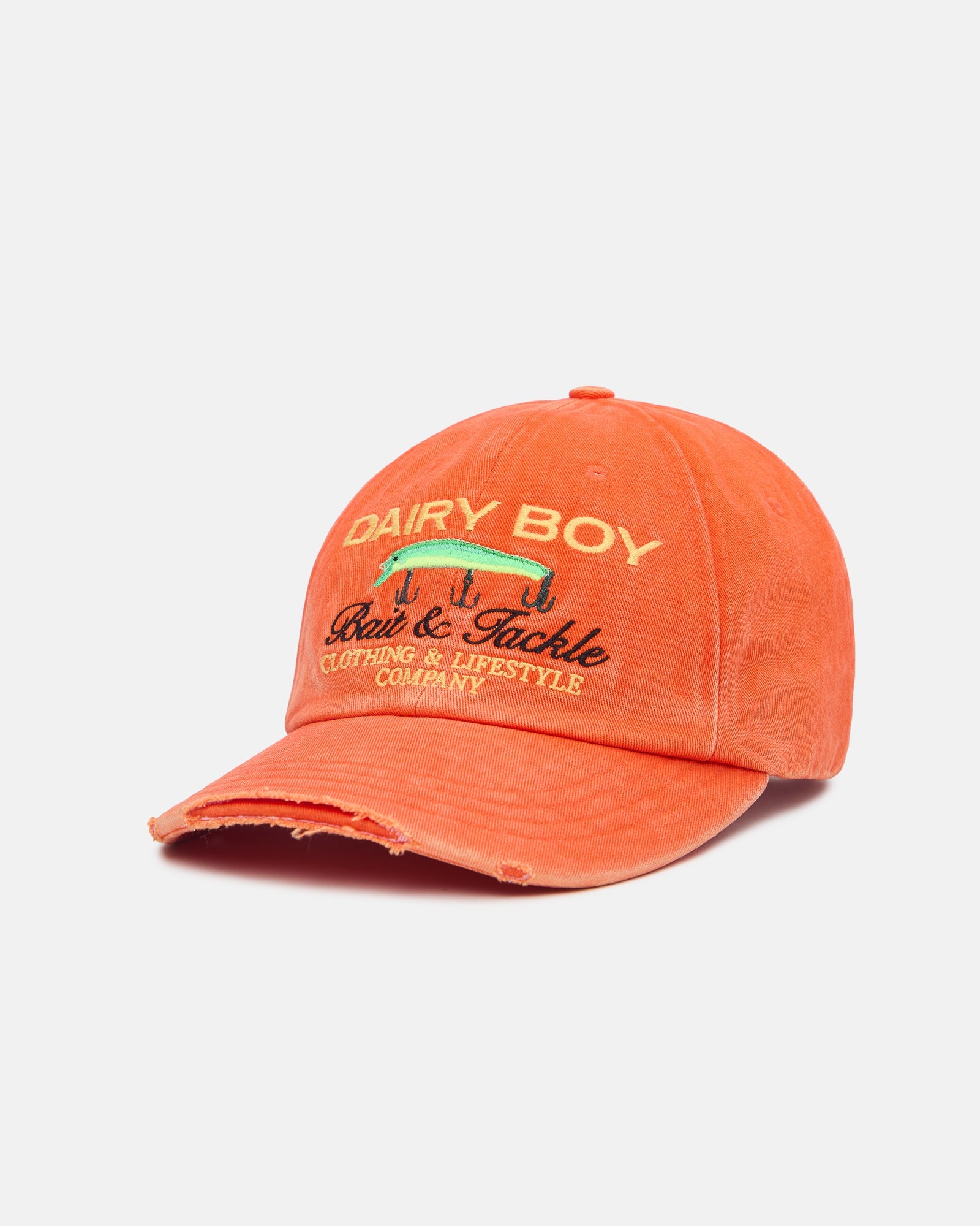 Bait & Tackle Baseball Hat - Orange