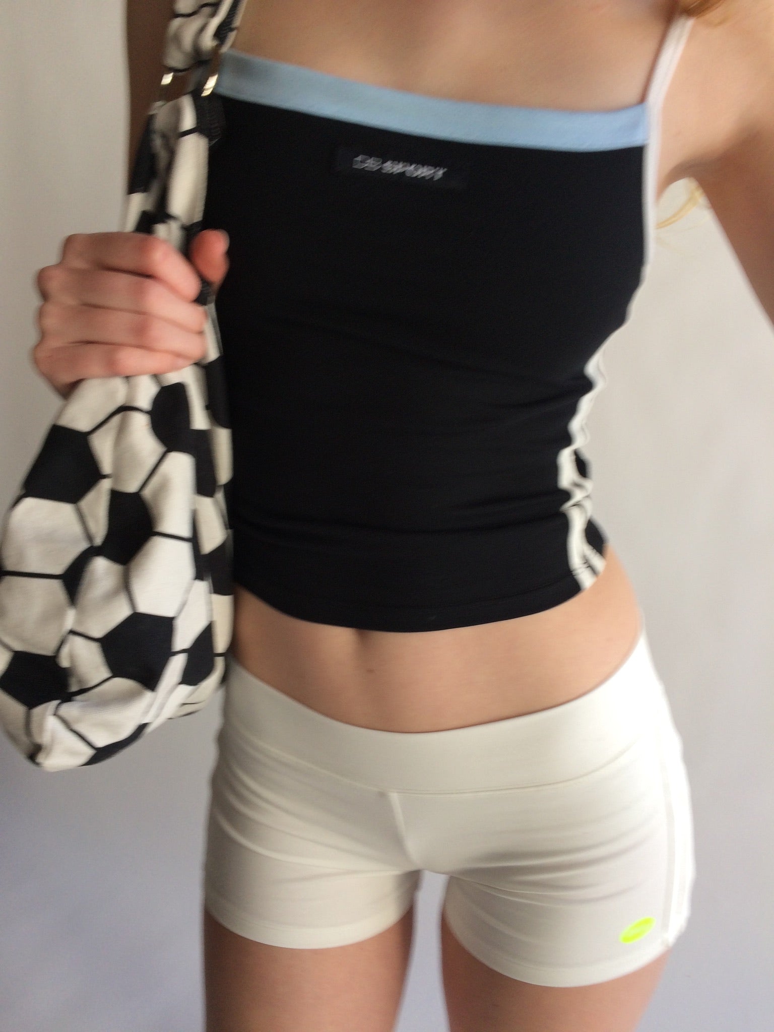 Square Neck Tank - True Black