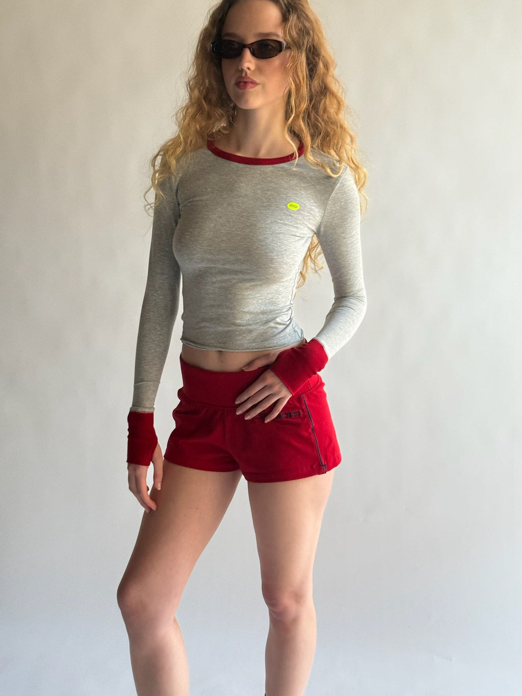 Low Rise Errand Short - Cherry Red