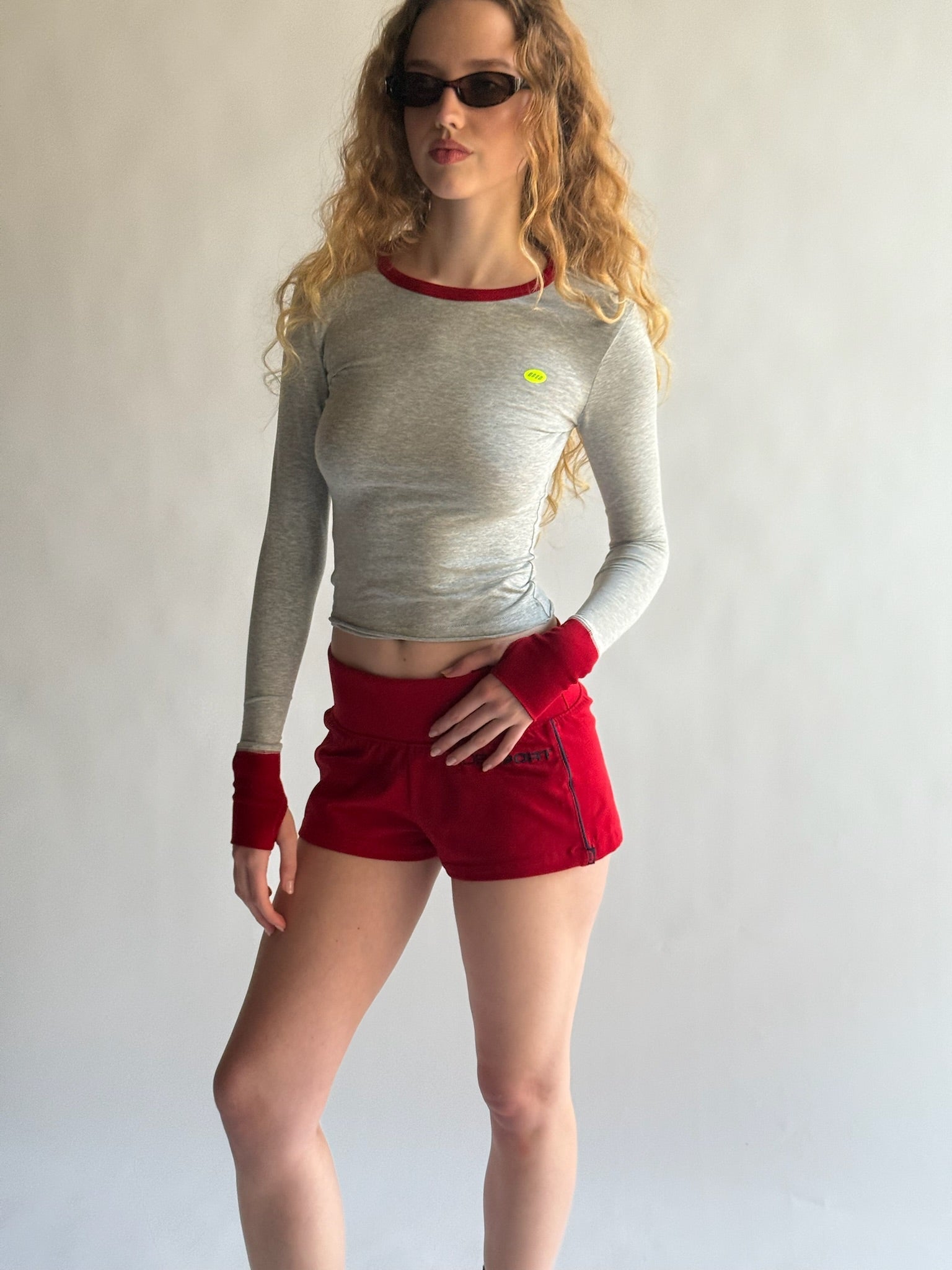 Low Rise Errand Short - Cherry Red