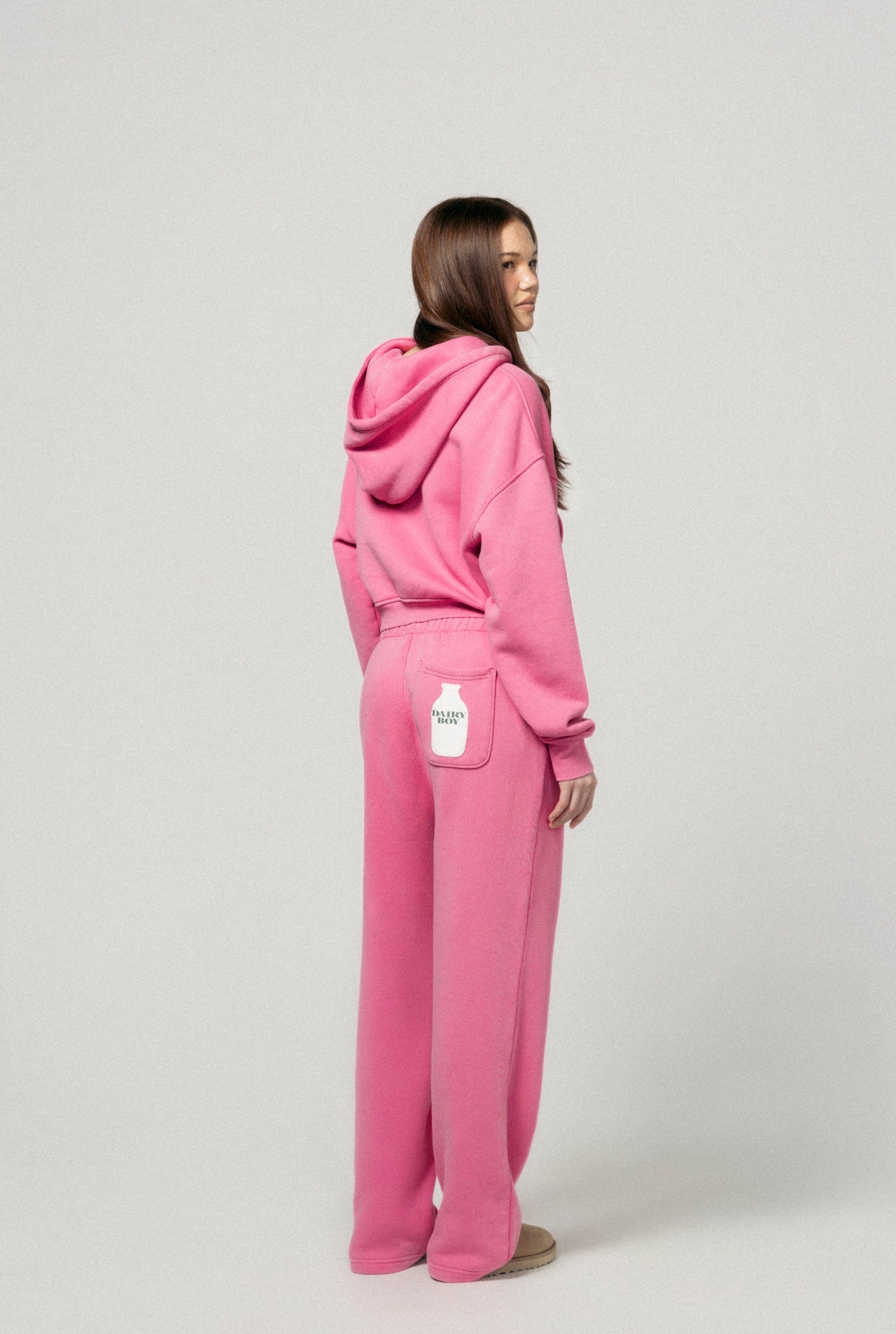 Milk Bottle Sweatpant - Strawberry Milk